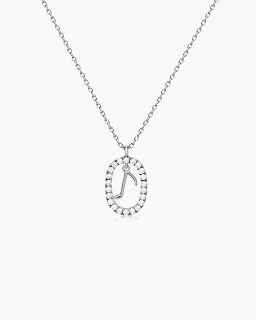 Silver Eighth Note Rhythm Necklace-AriaEcho Jewelry