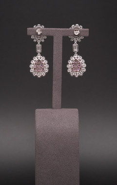 Éclatant Pink Drop Earrings