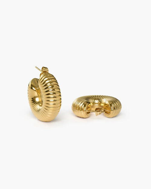 Timeless Giant Snail Shell Studs