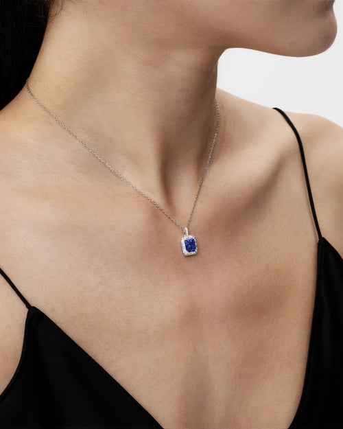 Éclatant Tanzanite Necklace-AriaEcho Jewelry