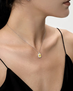 Éclatant Canary Necklace-AriaEcho Jewelry