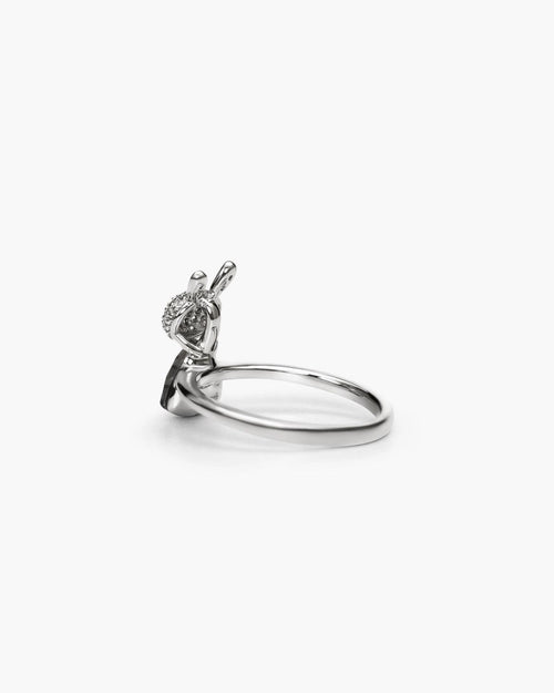 Féerique Black Bunny Ring- AriaEcho Jewelry