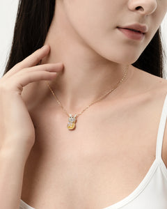 Feerique Yellow Bunny Necklace - AriaEcho Jewelry