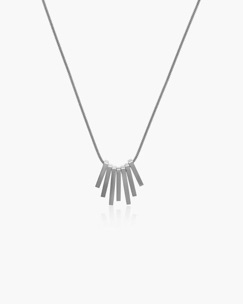 Timeless Layered Silver Necklace