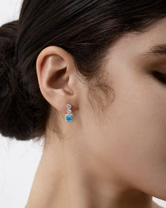 Éclatant Aquamarine Cocktail Studs-AriaEcho Jewelry