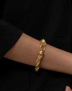 Timeless Gold Braided Bracelet - AriaEcho Jewelry