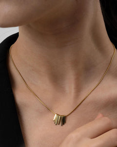 Timeless Layered Gold Pendant Necklace - AriaEcho Jewelry