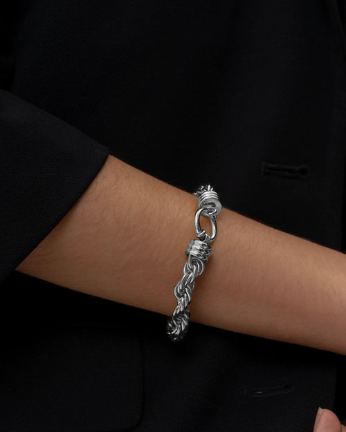 Timeless Silver Braided Bracelet - AriaEcho Jewelry