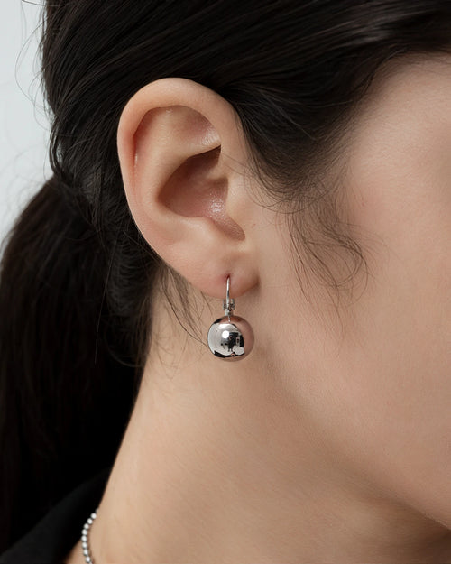 Timeless Silver Bead Studs-AriaEcho Jewelry