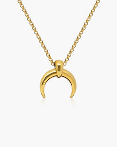 Timeless Gold Moon Necklace