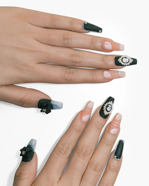 Long Hepburn-style Nail-AriaEcho Jewelry