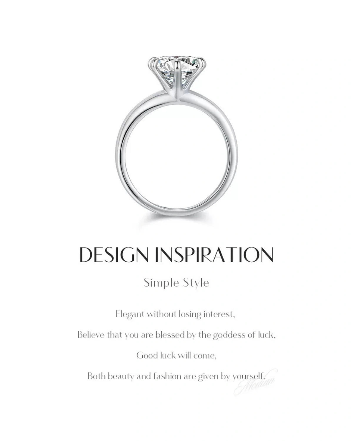 2ct Solitaire Moissanite Ring Design Inspiration – AriaEcho