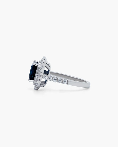 Éclatant Sapphire Cocktail Ring-AriaEcho Jewelry