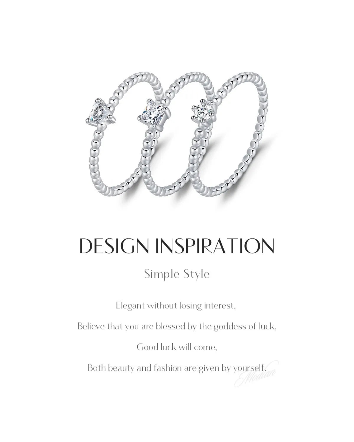 925 sterling silver beaded ring details