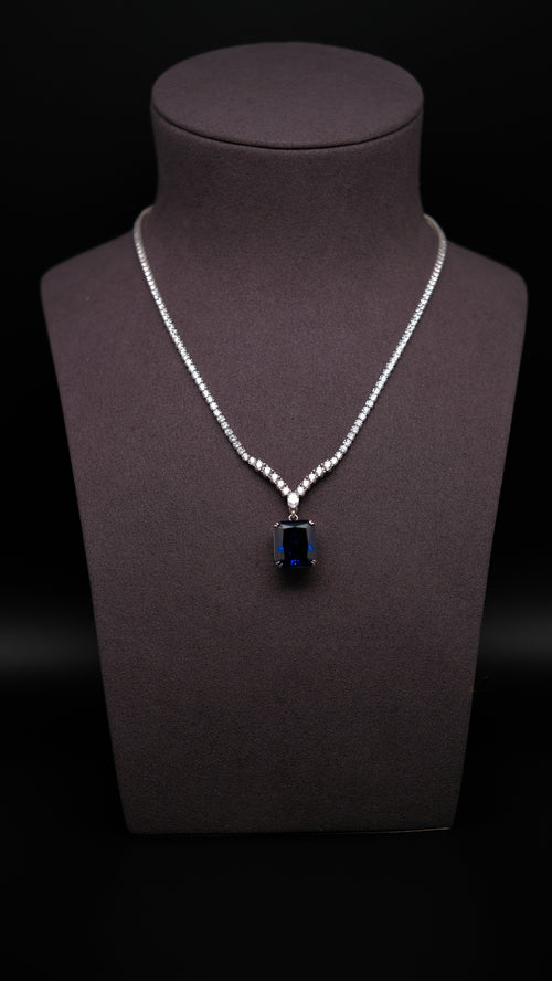 Eclatant Tanzanite Glorious Necklace-AriaEcho Jewlry