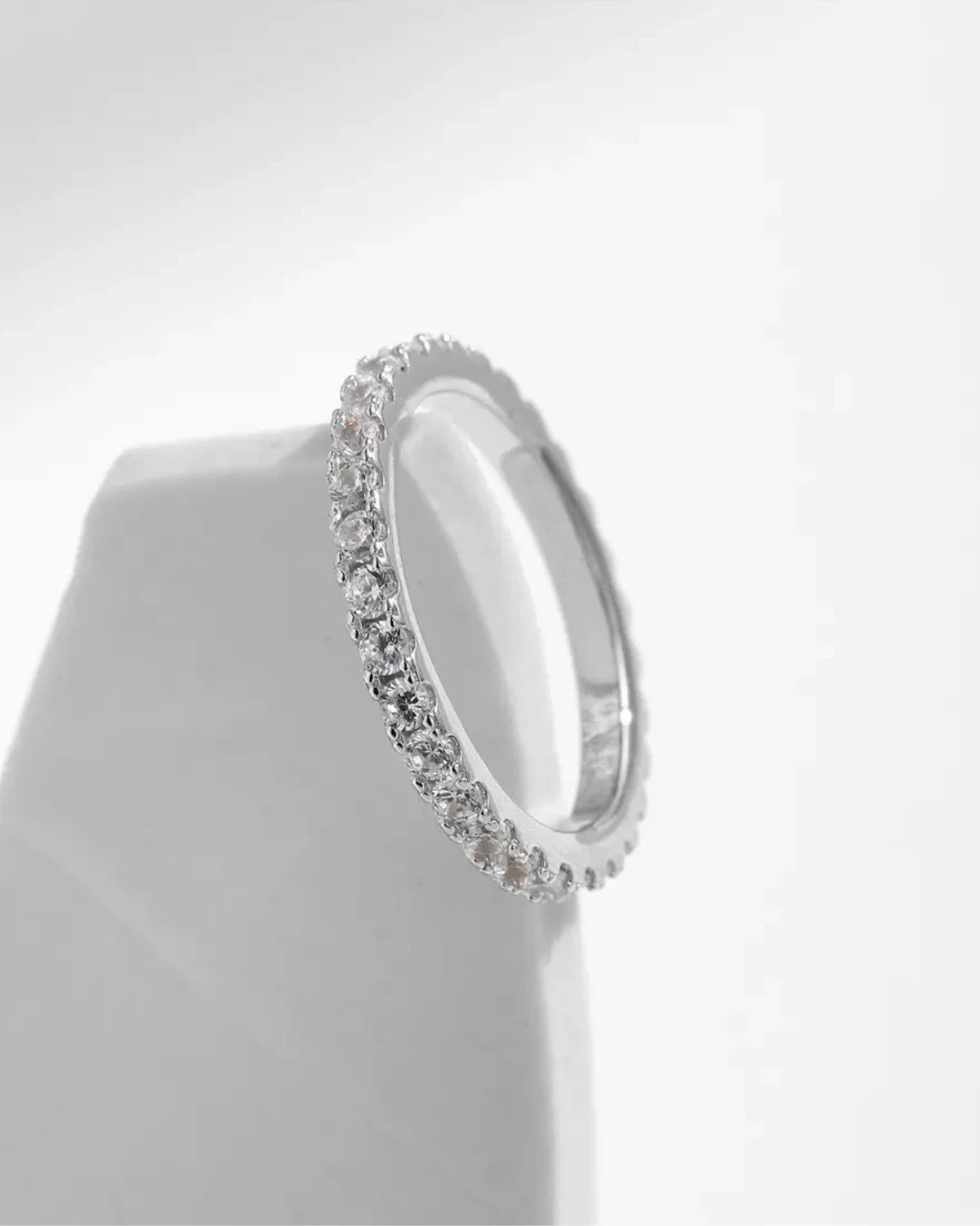 D Color VVS1 moissanite ring product detail