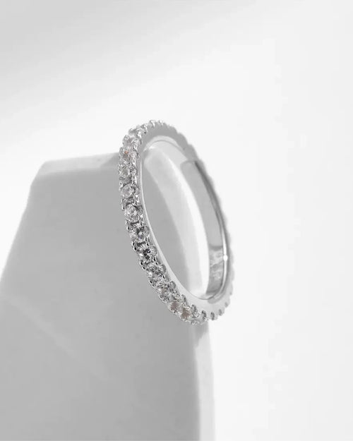 D Color VVS1 moissanite ring product detail