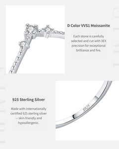 D color VVS1 moissanite close-up – AriaEcho