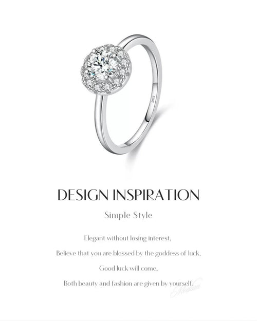 Design inspiration – halo moissanite solitaire ring