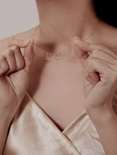 Gold Initial Necklace