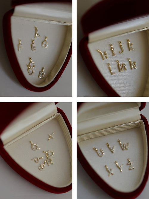 Gold Initial Necklace