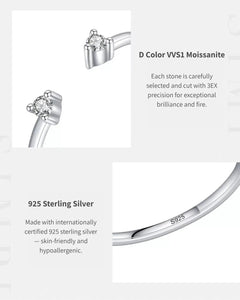 moissanite minimalist ring product photo