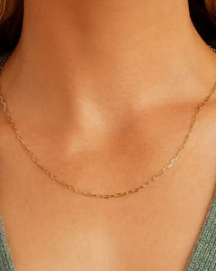 Minimal gold chain necklace perfect for layering